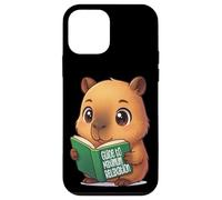 Bookworm Capybara Dreams Kawaii Style Carcasa para iPhone 12 Mini