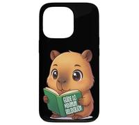 Bookworm Capybara Dreams Kawaii Style Carcasa para iPhone 13 Pro
