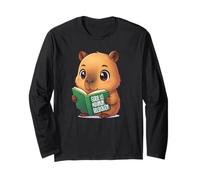Bookworm Capybara Dreams Kawaii Style Manga Larga