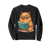 Bookworm Capybara Dreams Kawaii Style Sudadera