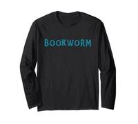 Bookworm I Love Reading I Love Books Lindo diseño Floral Manga Larga