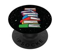 Bookworm Librarian Space Teacher Student Book Lover Gifts PopSockets Agarre y Soporte para Teléfonos y Tabletas
