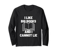Bookworm Pun I Like Big Books and I Cannot Lie Reading Manga Larga