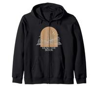 Bookworm Read The Book Boho Arch Line Art Illustration Sudadera con Capucha