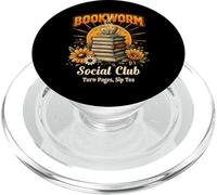 Bookworm Social Club Vintage Lectura Amante PopSockets PopGrip para MagSafe