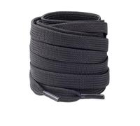 Boolavard 2 Pares de Cordones planos Premium para Zapatillas, Cordones para Zapatillas, Cordones Atléticos de 0.315 in de Ancho (110cm, Gris oscuro)