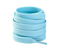 Boolavard 2 Pares de Cordones planos Premium para Zapatillas, Cordones para Zapatillas, Cordones Atléticos de 0.315 in de Ancho (115cm, Cielo azul)