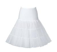 Boolavard Enaguas estilo retro rockabilly años 50, rojo, negro, color blanco, azul, rosa marfil Talla única