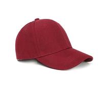 Boolavard - Gorra de béisbol, talla ajustable, para entrenamiento en carrera y actividades al aire libre en todas las estaciones, rojo intenso, Talla única