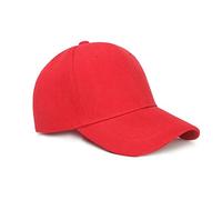 Boolavard - Gorra de béisbol, talla ajustable, para entrenamiento en carrera y actividades al aire libre en todas las estaciones, rojo, Talla única