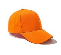 Boolavard - Gorra de béisbol, talla ajustable, para entrenamiento en carrera y actividades al aire libre en todas las estaciones, naranja, Talla única