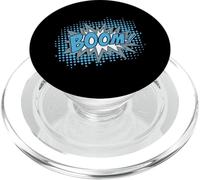 Boom, Comics, explosión, Burbuja de Voz, Cita, Retro PopSockets PopGrip para MagSafe