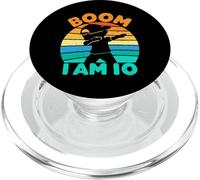 Boom I'm 10 Años 10th Birthday Party Dabbing Niños Niños PopSockets PopGrip para MagSafe