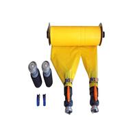 Boom inflable de contención de aceite, barrera flotante de PVC para control de la contaminación del agua y prevención de derrames