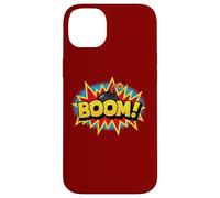 Boom Pop Art Explosión Retro Cómic Superhéroe Sonido Palabra Vibe Carcasa para iPhone 14 Plus