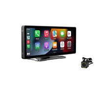 BOOMBOOST Pantalla táctil de Coche de 9,3 Pulgadas Carplayer inalámbrico Android Auto Car Radio portátil Bluetooth MP5 con Mirror Link Transmisor FM Salida Auxiliar USB TF+12LED Cámara
