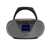 Aiwa BBTU-500DAB/BK - Radio CD Portátil Dab+ con Pantalla a Color 2.4". Bluetooth 5.0, USB, CD/CDR/RW/MP3, Dab+. Color: Negro