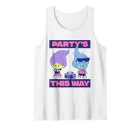 Boombox de los Trolls de Esta Manera de Fiesta Camiseta sin Mangas