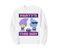 Boombox de los Trolls de Esta Manera de Fiesta Sudadera