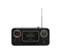Boombox - MUSE - Radio CD K7 M 182 RDC - Reproductor de CD, Radio, Grabadora de casetes - Micrófono integrado