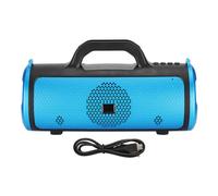 Boombox recargable para reproducción ininterrumpida, altavoz Bluetooth inalámbrico de alta calidad con conectividad de largo alcance, sonido