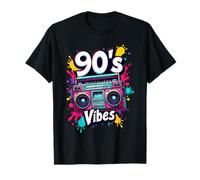 Boombox retro de los 90 Vibe, retro, retroceso nostálgico de los 90 Camiseta