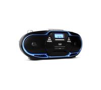 Boombox - TREVI - CMP 574 - Reproductor de CD, USB, Radio - Negro y azul