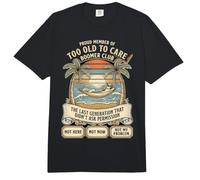 Boomer Club Demasiado Viejo para importarle La última generación no le preguntó a Retro Comfort Colors Adult Heavyweight T-Shirt