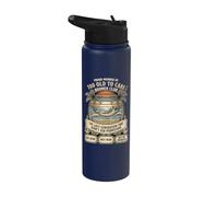 Boomer Club demasiado viejo para importarle La última generación no le preguntó a Retro Stainless Steel Insulated Water Bottle
