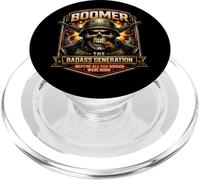 Boomer Generation Badass Antes de Que nacieran Mariquitas Calavera PopSockets PopGrip para MagSafe