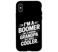 Boomer Like a Grandpa Only Cooler Classic Grandfather Carcasa para iPhone X/XS