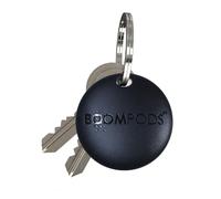 Boompods Boomtag - Buscador de llaves - Océano Plastik Smart Tag Wallet Finder, Mini GPS Tracker Bluetooth compatible con Android y Apple, buscador de objetos para llaves, maleta, niños y perros, gris