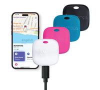 Boompods boomtag rechargeable 4er black blue white pink (tagre4)