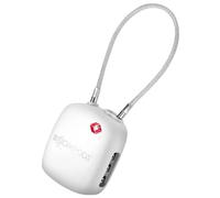 Boompods Candado Airtag Connected compatible con Apple Find My IPX6, Blanco