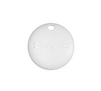 Boompods Llavero Airtag Boomtag Compatible con Find My IPX5, Blanco