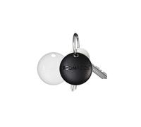 Boompods Pack de 2 Llaveros Airtag Boomtag Compatible Find My IPX5, Negro
