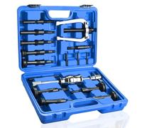 BOOMSTART 16pzs Extractor Rodamientos Internos, 5-58 mm Extractor de Rodamiento Interior, Extractor Cojinetes Ciegos con Martillo para Rodamiento Internos de Caja de Cambios Rueda Moto Coche (Azul)