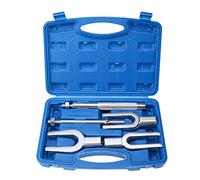 BOOMSTART Juego de 5 tenedores de separación de rótula, juego de extractor de rótula, 17 23 28 mm, manual o neumático