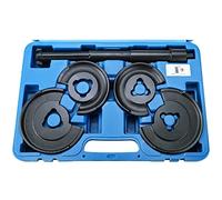 BOOMSTART Juegos de Herramientas para Coche Kit de Compresor de Muelle Kit de 5 Piezas Juegos de Herramientas de Tensor de Muelles Interiores