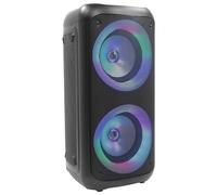 BoomToneDJ Altavoz con batería Traveler 400 (Mando a Distancia IR, 400W) Ideal para DJ móviles y Fiestas privadas, Bluetooth, luz integrada, USB/SD, asa de Transporte telescópica