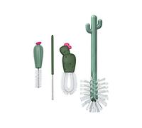 Boon Juego de cepillos de Limpieza de Botellas de Cactus de Repuesto, Multicolor