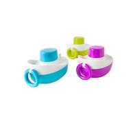 Boon - Juguete de baño, diseño de barcos musicales, color morado, verde, azul