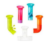TOMY Boon Pipes Baby Bath Toy, Bath Accessories for Babies and Toddlers, 5 Multicoloured Water Pipes For Bath Time, Suitable For 1, 2, 3 and 4 Year Olds