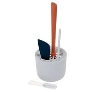 Boon MOD - Cepillos para biberones para limpieza - 4 unidades - Salvia - Incluye cepillo limpiador de biberones, cepillo limpiador de pajita, cepillo para pezones y cepillo de detalles para artículos