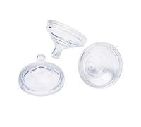 Boon Nursh - Tetinas de silicona para biberones para recién nacidos, tetinas para biberones Boon Nursh, suministros de alimentación para biberones de bebé de flujo lento, 3 unidades