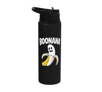 Boonana Fantasmal Banana Halloween Diversión Stainless Steel Insulated Water Bottle