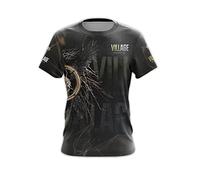 BOONEE Camiseta Unisex de Manga Corta Resident Evil, Camisetas de Juego Cuello Redondo, Ropa Casual 3D Impreso para Hombres Adolescentes -Photo Colours||XL