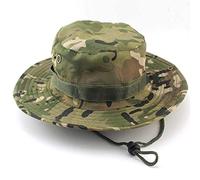Yongbest Sombrero de melocotón,Sombrero de Pesca Beige Redondo de Sombrilla Sombrero de Alpinismo al Aire Libre Sombrero CP Camuflaje Sombrero Jungle Sombrero Benni Sombrero de Pescador Hombres y
