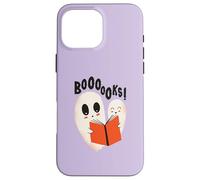 BOOOOKS! Fantasmas espeluznantes Leyendo Boo Books Meme de Halloween Carcasa para iPhone 16 Pro MAX