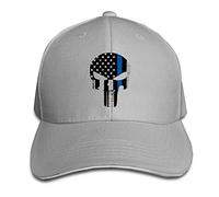 BOoottty Thin Blue Line The Punisher Logo Flex Baseball Cap Black
